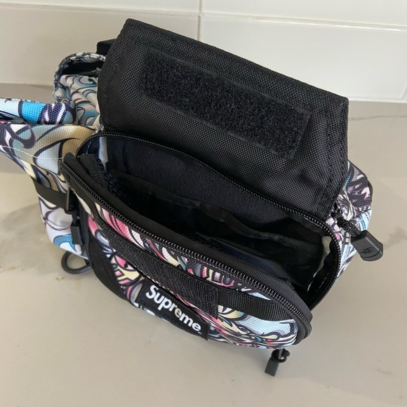 SUPREME X THE NORTH FACE • Steep Tech waist bag Fanny pack multi color dragon - Picture 12 of 13